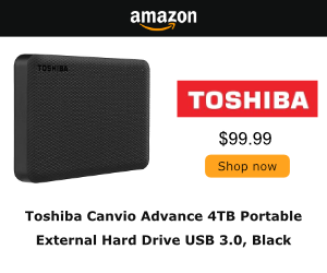 AMAZON Toshiba Hard Drive